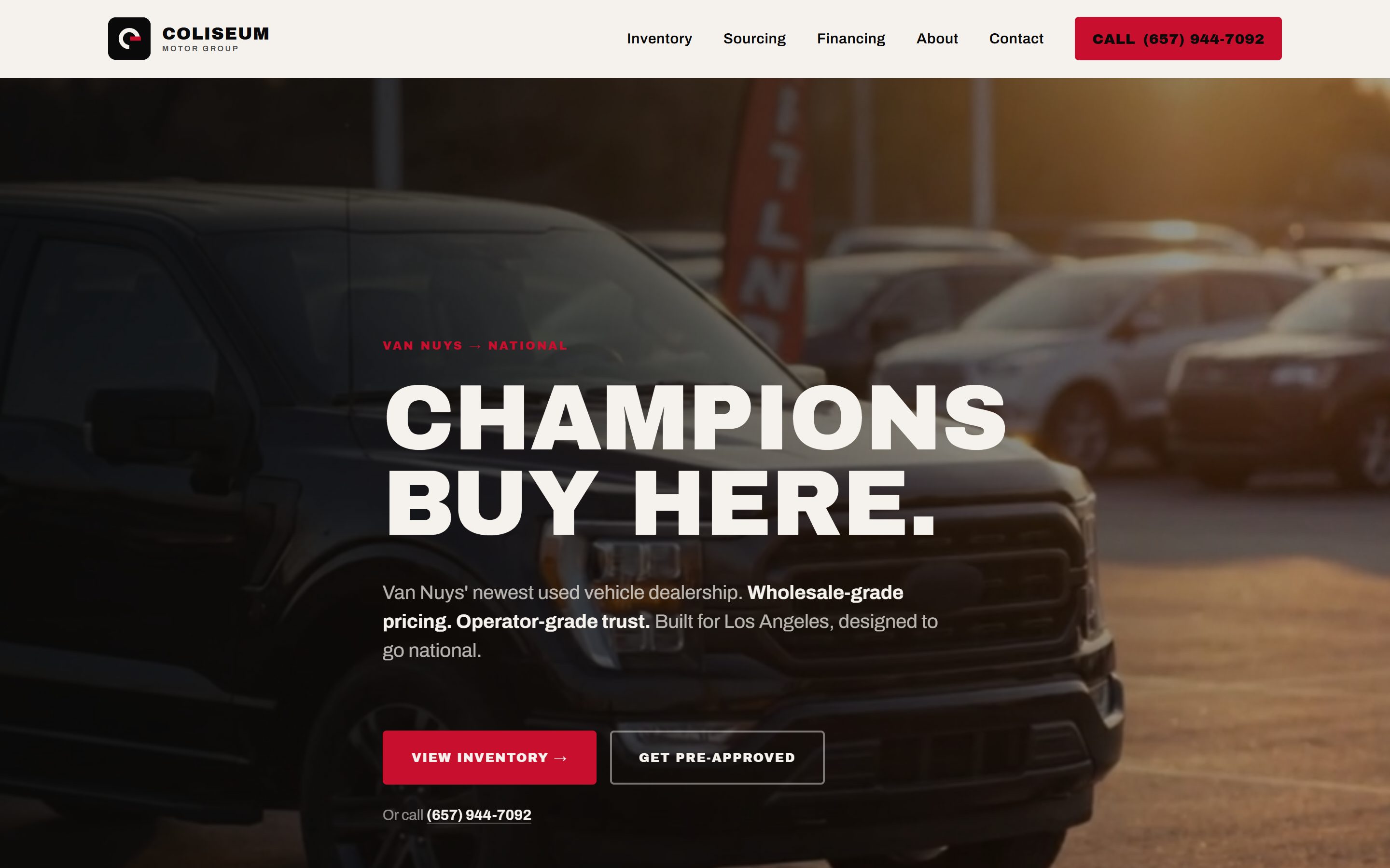 Coliseum Motor Group — site by SCS AI Studio