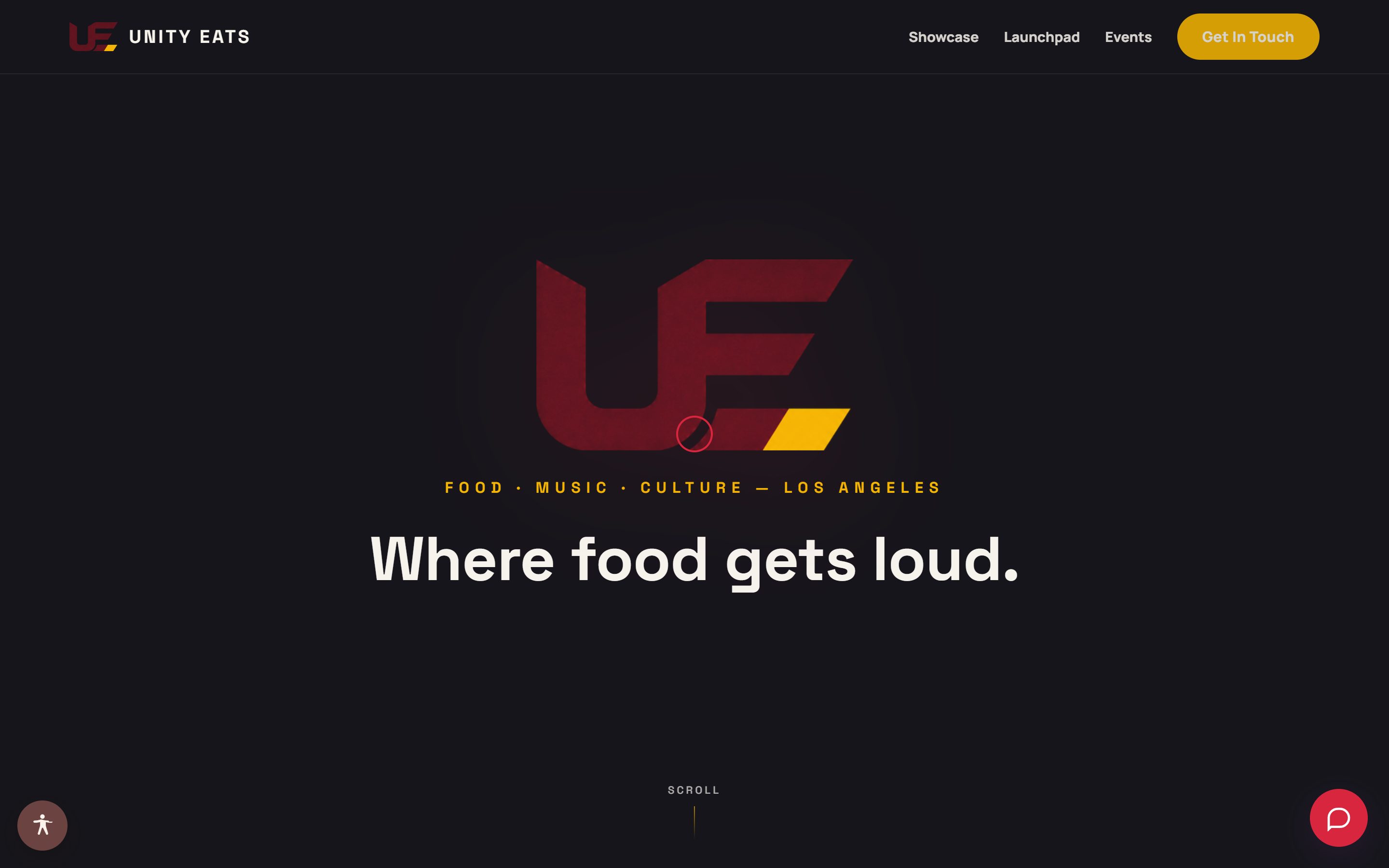 Unity Eats Group — live site